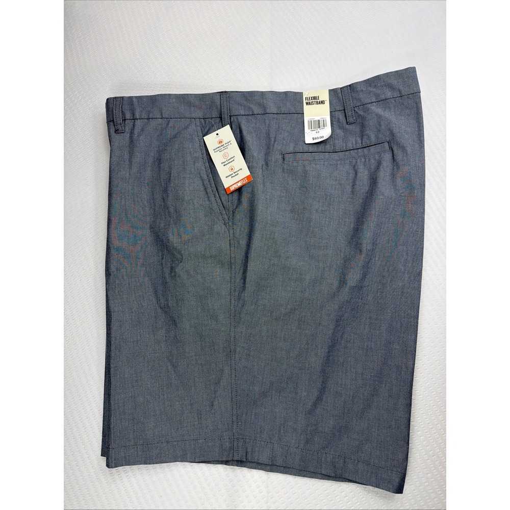 Dockers Supreme Flex Shorts Big & Tall Size 52 Men's Gray Cotton Blend NWT